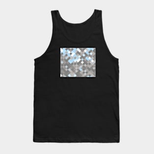 Demiboy Pride Checkered Squares Gradient Tank Top